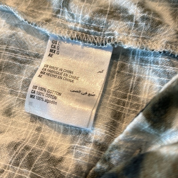 INC International Concepts tie-dyed green/white/black. Excellent condition - Picture 5 of 5